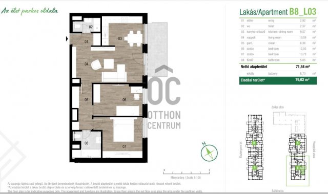 Eladó téglalakás, Budapesten, XIII. kerületben 156.453 M Ft