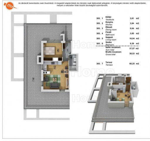 Eladó téglalakás, Fonyódon 67.99 M Ft, 2 szobás