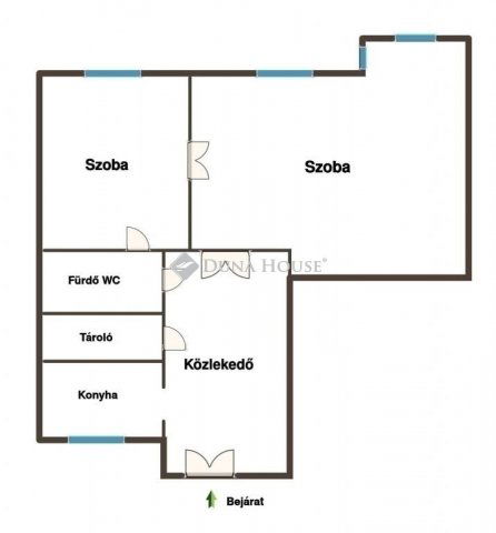 Eladó téglalakás, Budapesten, VI. kerületben 99.9 M Ft, 2 szobás