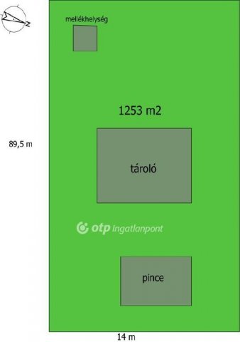 Eladó telek, Kulcson 18 M Ft / költözzbe.hu