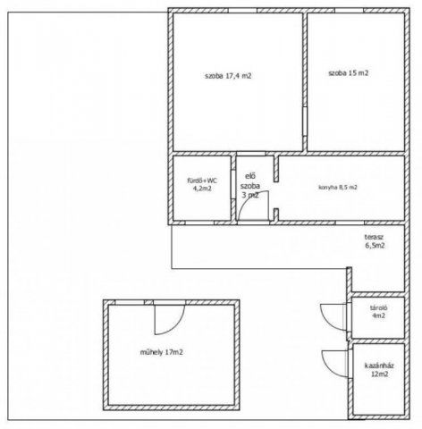 Eladó családi ház, Szentesen 16 M Ft, 2 szobás