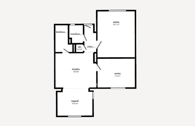 Eladó téglalakás, Edelényben 39.5 M Ft, 2 szobás