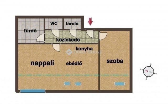 Eladó téglalakás, Budapesten, X. kerületben 65 M Ft, 2 szobás