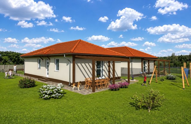 Eladó ikerház, Galgahévízen 85 M Ft, 4 szobás