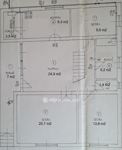 Eladó családi ház, Tapolcán 129 M Ft, 4 szobás