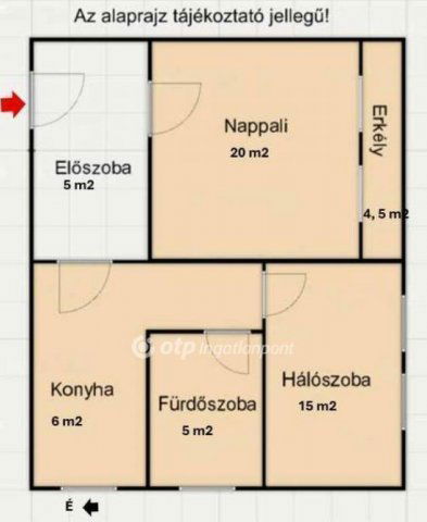 Eladó téglalakás, Budapesten, IX. kerületben 79.9 M Ft, 2 szobás