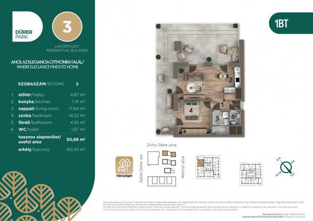 Eladó téglalakás, XIV. kerületben, Ajtósi Dürer soron