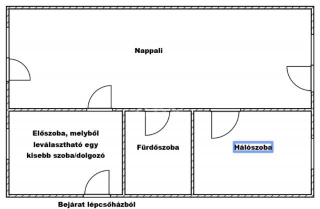 Eladó téglalakás, Érden 57.9 M Ft, 1+1 szobás