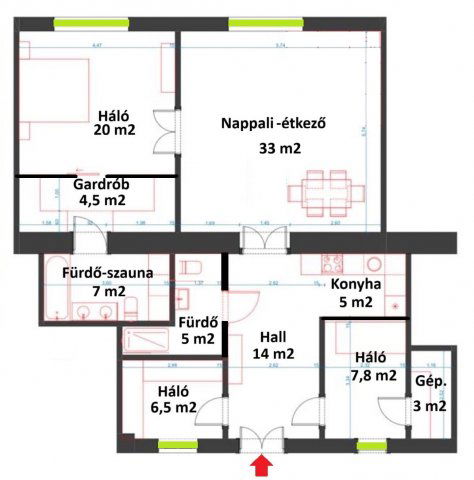 Eladó téglalakás, Budapesten, XIII. kerületben 341 M Ft
