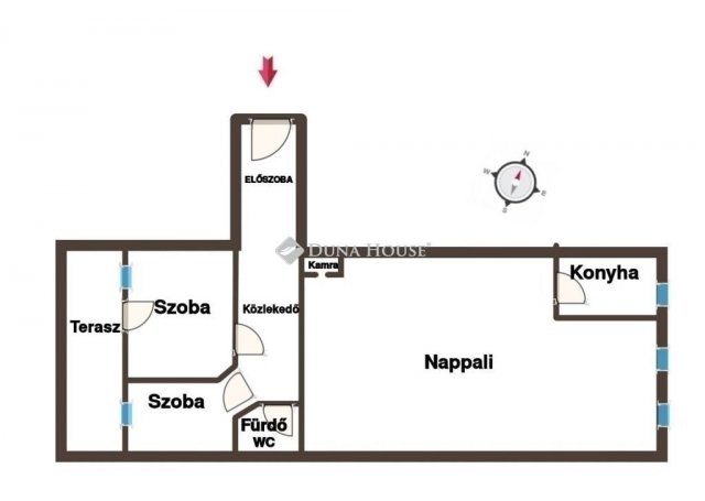 Eladó téglalakás, Kecskeméten 62.9 M Ft, 1+2 szobás