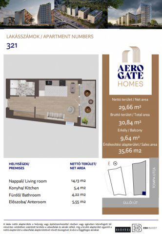 Eladó téglalakás, Budapesten, XIX. kerületben, Tompa utcában