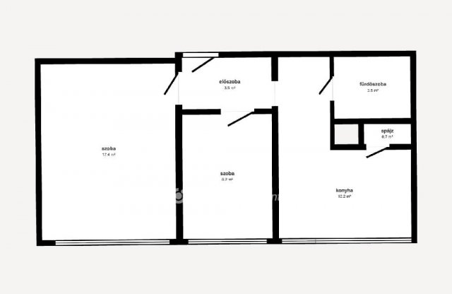 Eladó panellakás, Mátészalkán 33.5 M Ft, 1+1 szobás