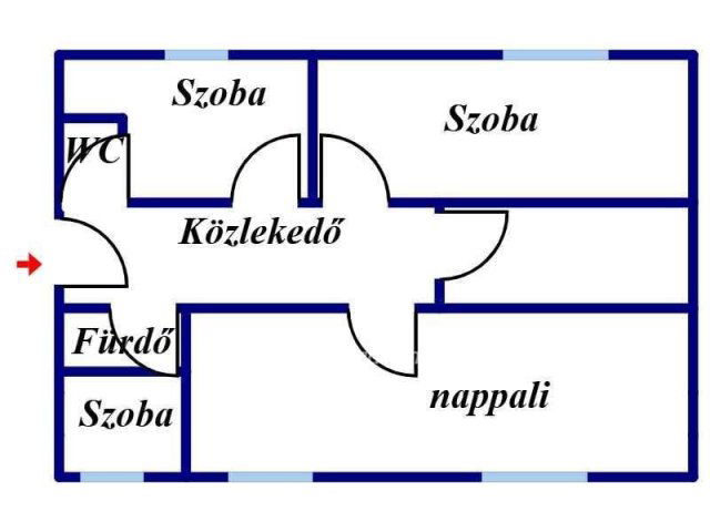 Eladó téglalakás, Székesfehérvárott 74.9 M Ft, 3 szobás