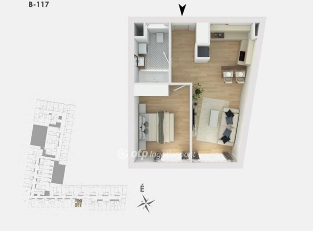 Eladó téglalakás, Budapesten, XIII. kerületben 72.96 M Ft