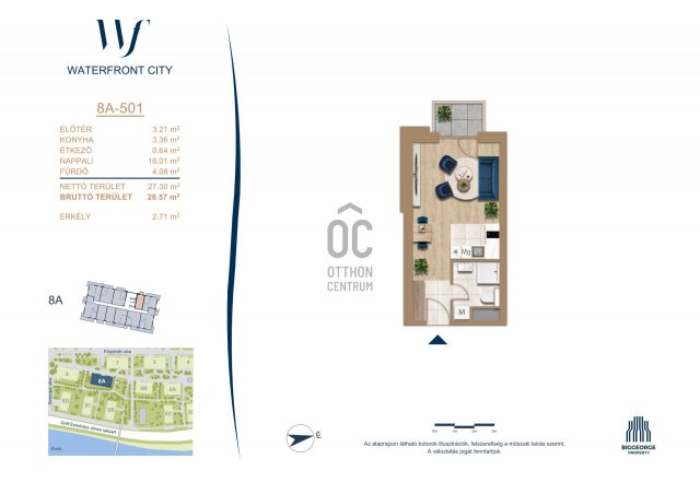 Eladó téglalakás, Budapesten, III. kerületben 61 M Ft, 1 szobás