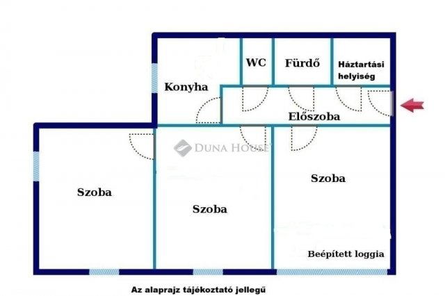 Eladó panellakás, Budapesten, III. kerületben 79.5 M Ft, 3 szobás
