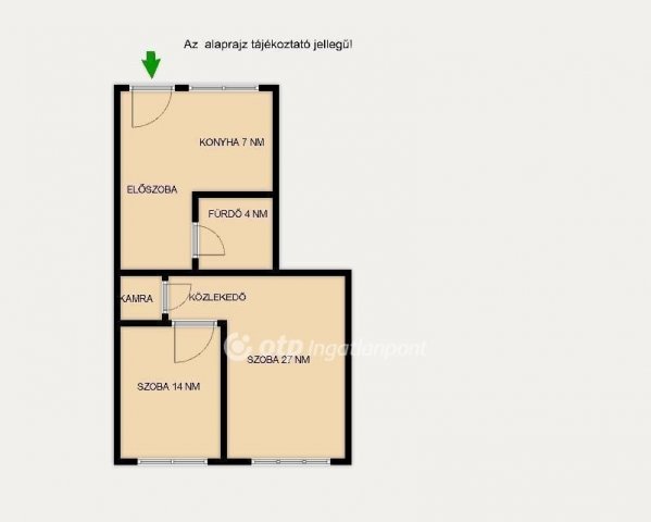 Eladó téglalakás, Budapesten, VI. kerületben 79.9 M Ft, 2 szobás