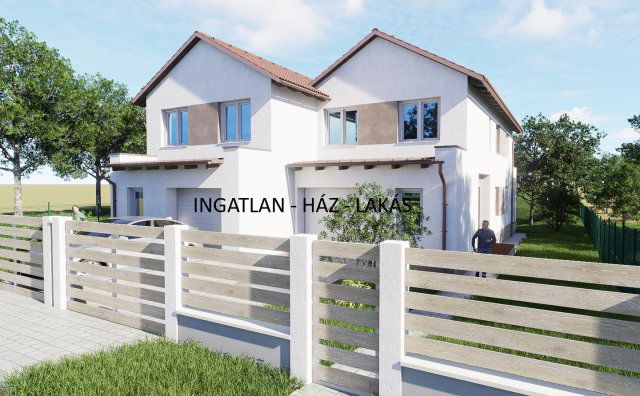 Eladó ikerház, Veresegyházon 130 M Ft, 5 szobás