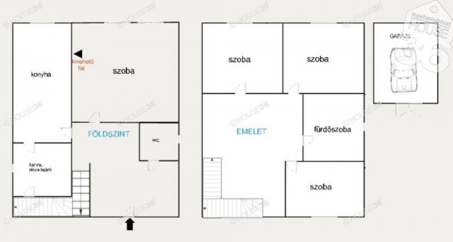 Eladó családi ház, Kecskeméten 74.99 M Ft, 4 szobás