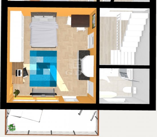 Eladó téglalakás, Kismaroson 42 M Ft, 1 szobás