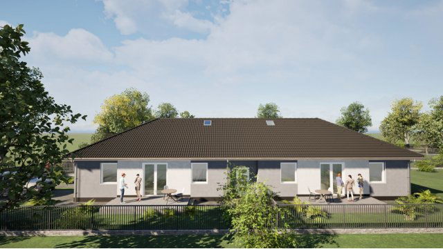 Eladó ikerház, Kiskunlacházán 72 M Ft, 4 szobás