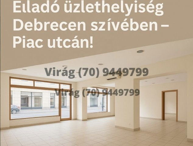 Eladó üzlethelyiség, Debrecenben 110 M Ft / költözzbe.hu
