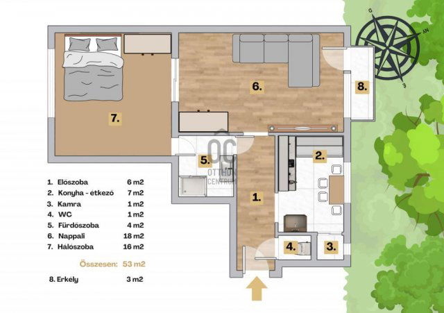 Eladó téglalakás, Budapesten, XI. kerületben 110 M Ft, 2 szobás