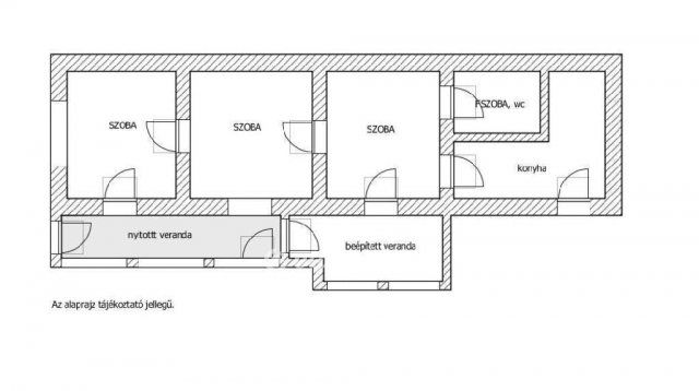 Eladó családi ház, Csongrádon 12 M Ft, 3 szobás