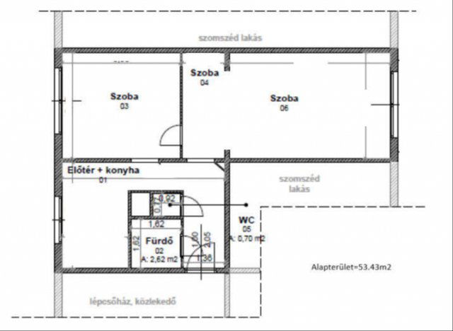 Eladó téglalakás, Tatán 41.9 M Ft, 2 szobás
