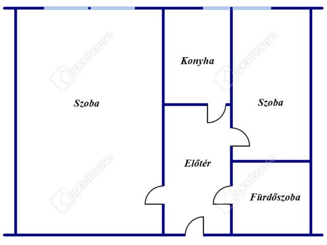 Eladó panellakás, Debrecenben 47.9 M Ft, 2 szobás