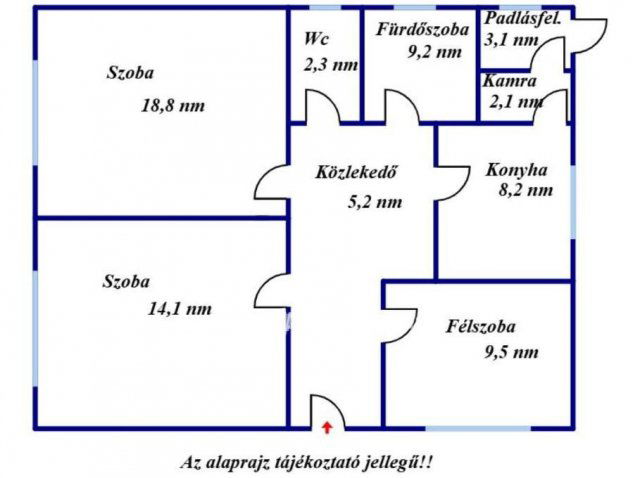 Eladó családi ház, Kisújszálláson 25.9 M Ft, 2+1 szobás