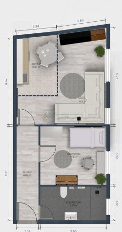 Eladó téglalakás, Szegeden 67.379 M Ft, 2 szobás