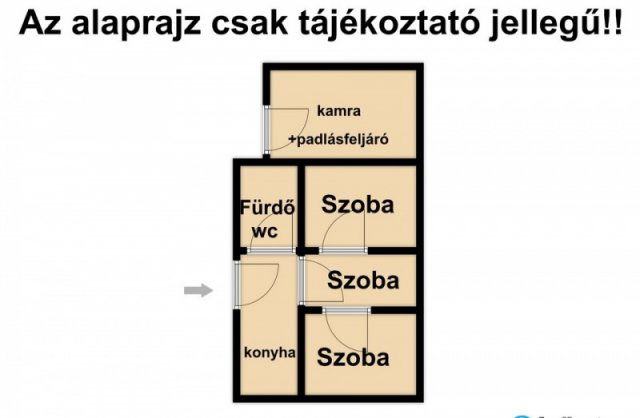 Eladó családi ház, Hódmezővásárhelyen 45 M Ft, 3 szobás