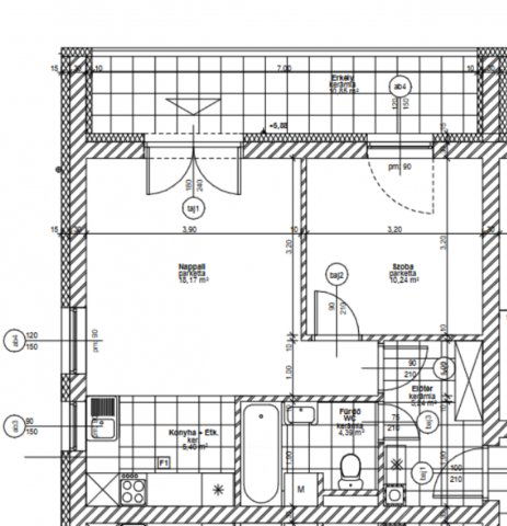 Eladó téglalakás, Veszprémben 52 M Ft, 2 szobás