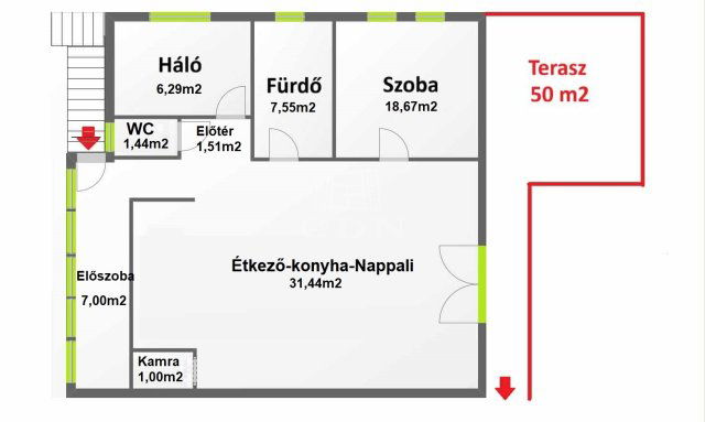 Eladó téglalakás, Budapesten, III. kerületben 195 M Ft