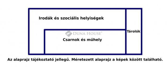 Eladó ipari ingatlan, Komáromban 411.7 M Ft / költözzbe.hu