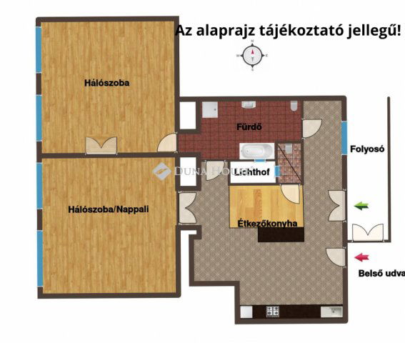 Eladó téglalakás, Budapesten, VI. kerületben 135 M Ft, 2 szobás