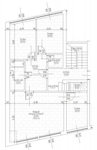Kiadó téglalakás, albérlet, Pécsett 350 E Ft / hó, 4 szobás