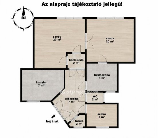Eladó téglalakás, Budapesten, VIII. kerületben 75 M Ft