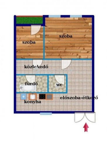Eladó panellakás, Budapesten, VIII. kerületben 73 M Ft, 2 szobás