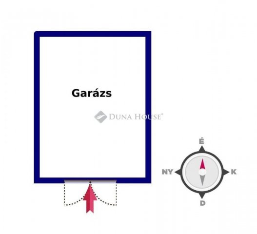 Kiadó garázs, Vácon, Avar utcában 25 E Ft / hó