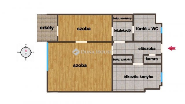 Eladó téglalakás, Budapesten, VII. kerületben 72.9 M Ft