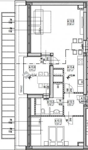 Eladó téglalakás, Budapesten, XIX. kerületben 84 M Ft, 2 szobás