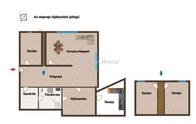 Eladó téglalakás, Esztergomban 125 M Ft, 5 szobás