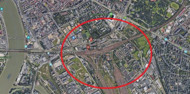 Eladó telek, Budapesten, IX. kerületben 523.562 M Ft