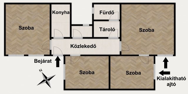 Eladó téglalakás, Budapesten, VI. kerületben, Kodály köröndön