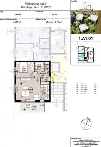 Eladó téglalakás, Tatabányán 51.798 M Ft, 2 szobás