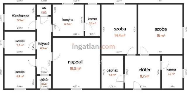 Eladó családi ház, Kocséren 27.9 M Ft, 4 szobás