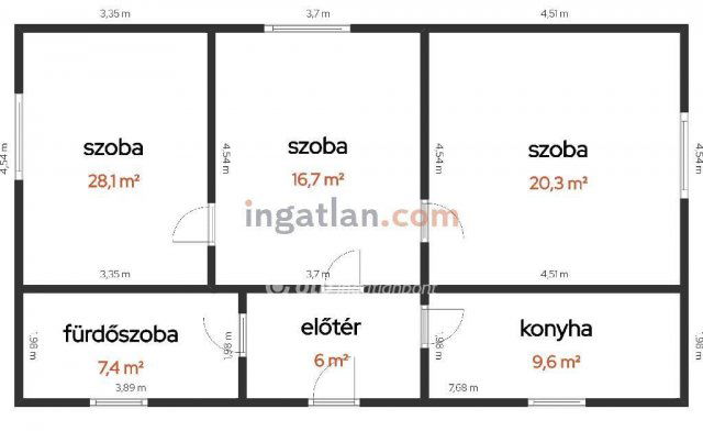 Eladó mezogazdasagi ingatlan, Jászkarajenőn 14.9 M Ft, 3 szobás