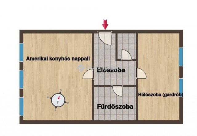 Kiadó téglalakás, albérlet, Pécsett 250 E Ft / hó, 2 szobás